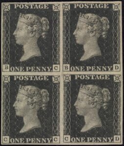 پنی سیاه اولین تمبر چاپ شده در جهان